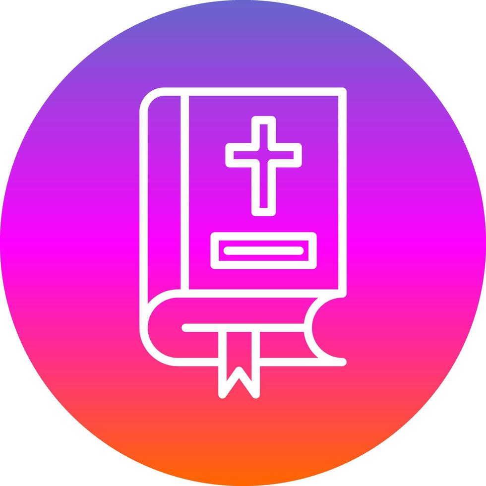 Bibel-Vektor-Icon-Design vektor