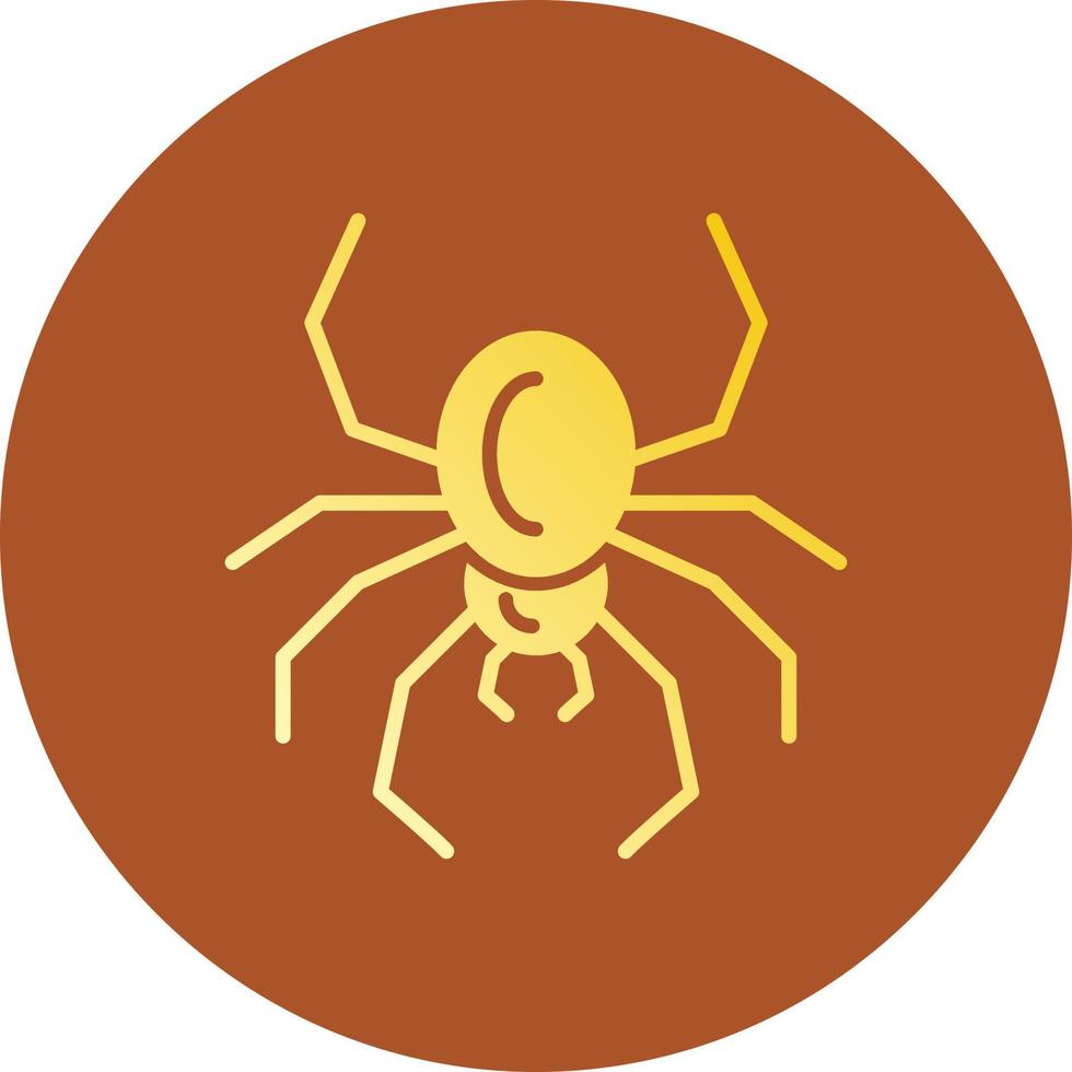 Spinne kreatives Icon-Design vektor