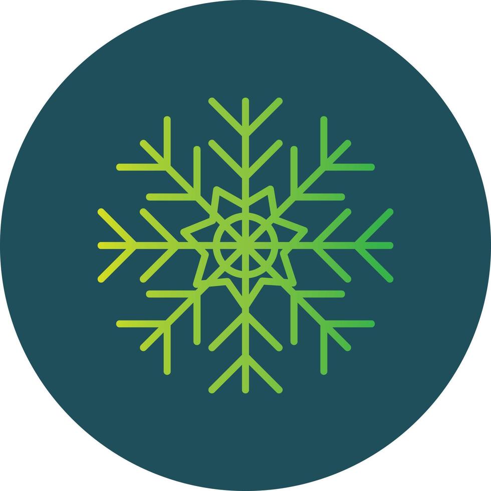 Schneeflocke kreatives Icon-Design vektor