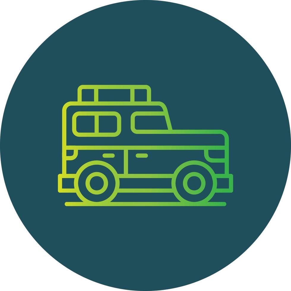 SUV kreatives Icon-Design vektor