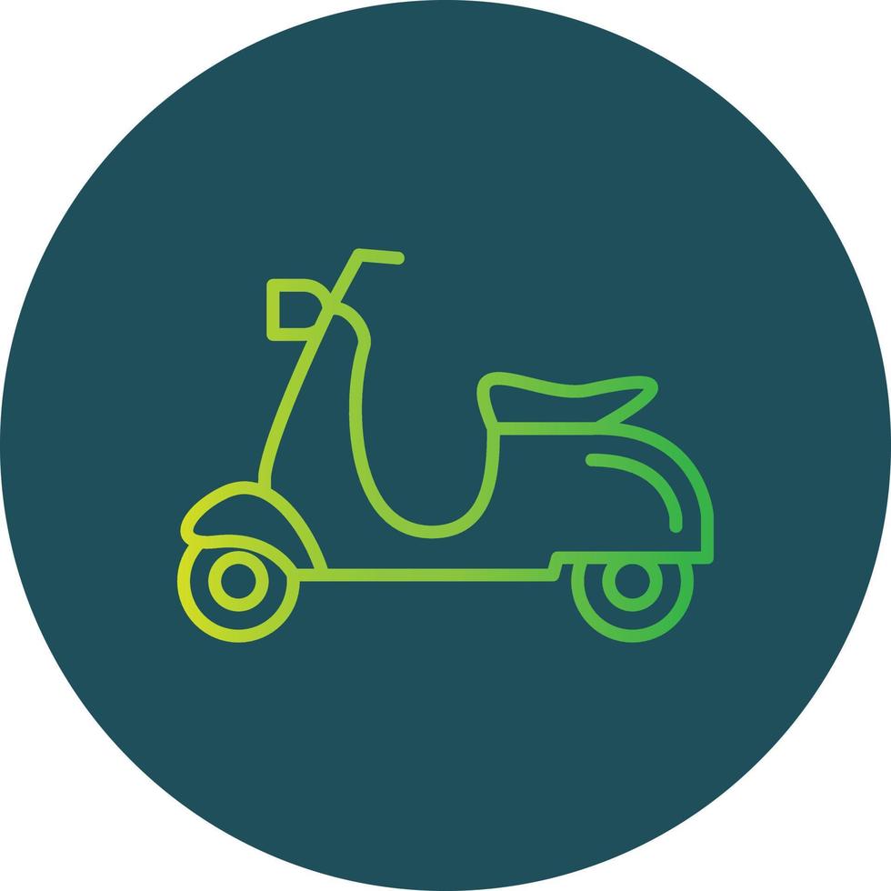 Scooter kreatives Icon-Design vektor