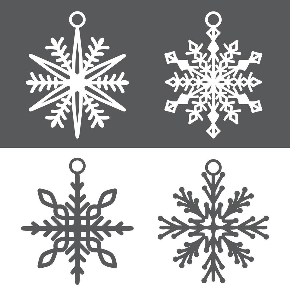 weihnachtsdekoration ornamente elemente vektor design