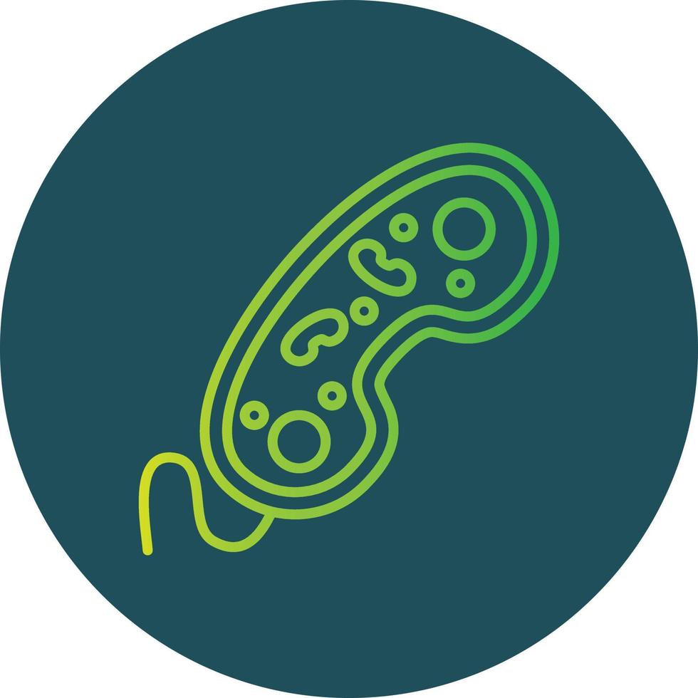 Bakterien kreatives Icon-Design vektor