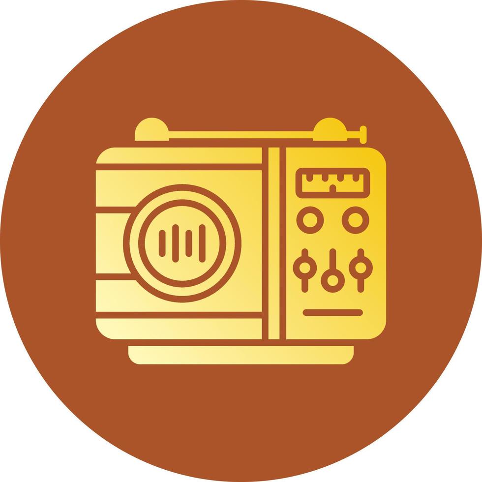 Radio kreatives Icon-Design vektor