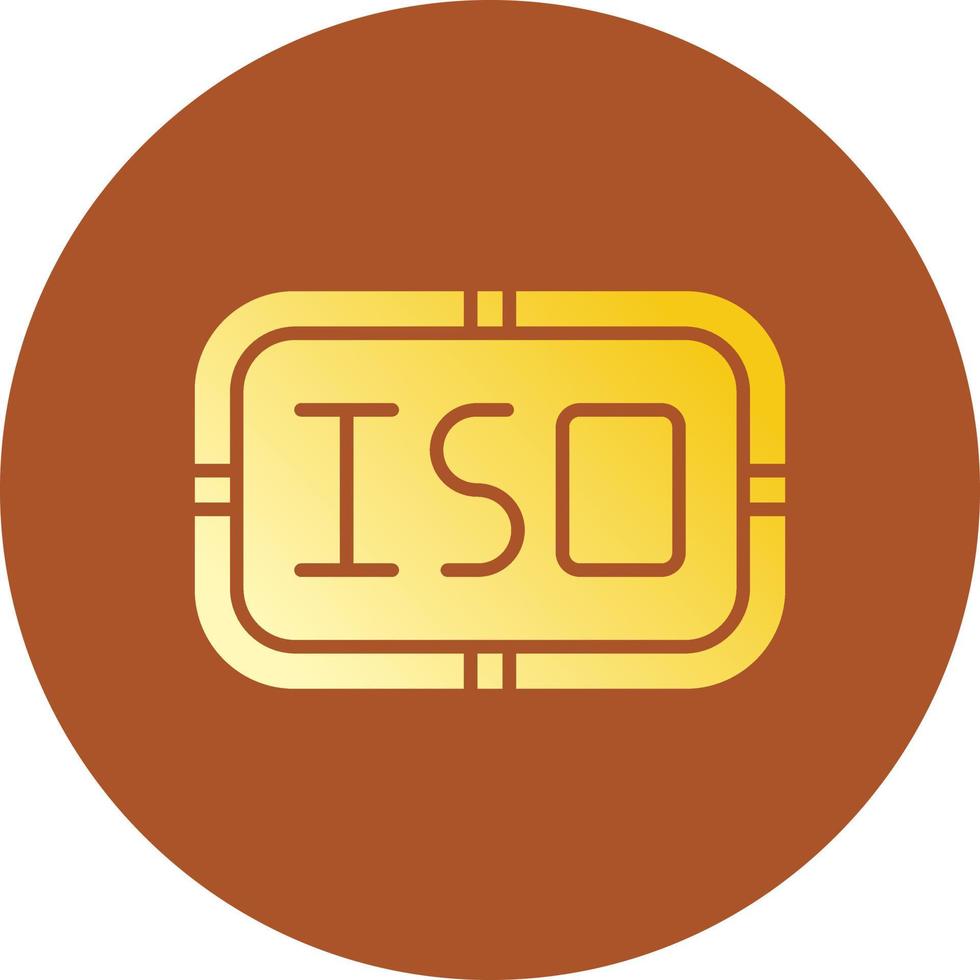 iso kreatives Icon-Design vektor