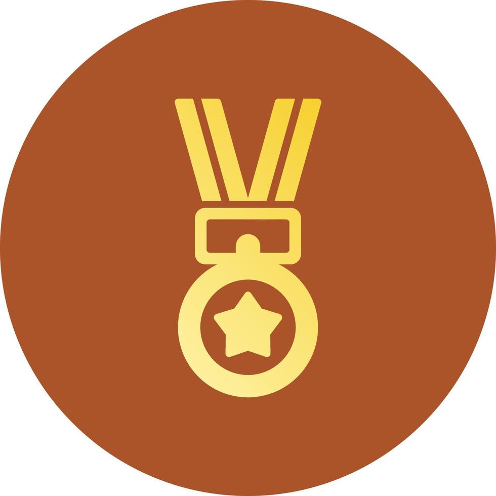 medalj kreativ ikon design vektor