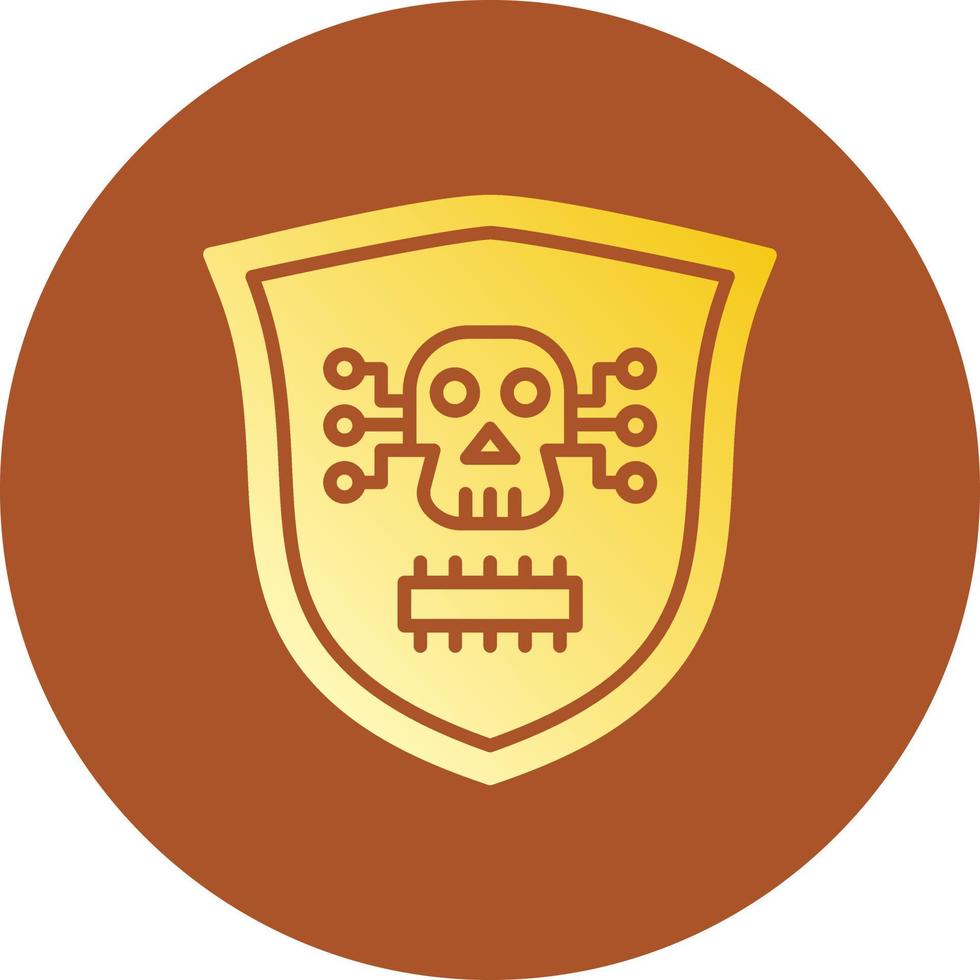 Kreatives Icon-Design für Malware vektor