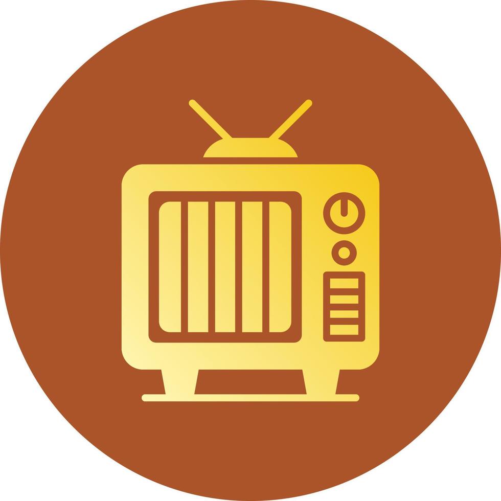 TV-kreatives Icon-Design vektor