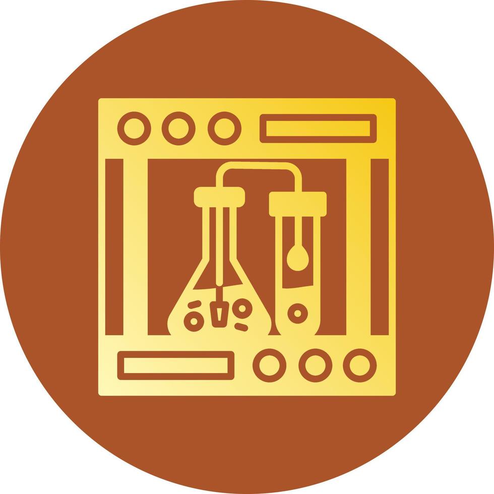 Chemie kreatives Icon-Design vektor