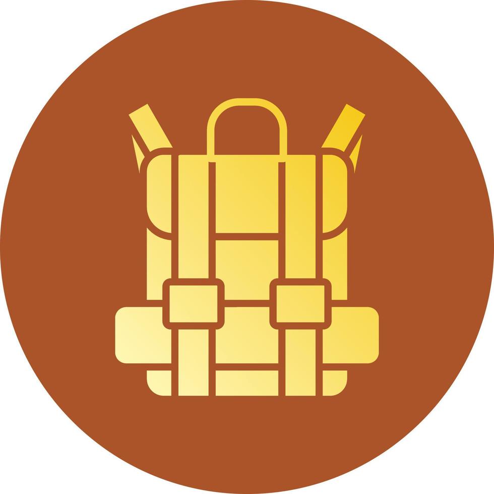 Reisetasche kreatives Icon-Design vektor