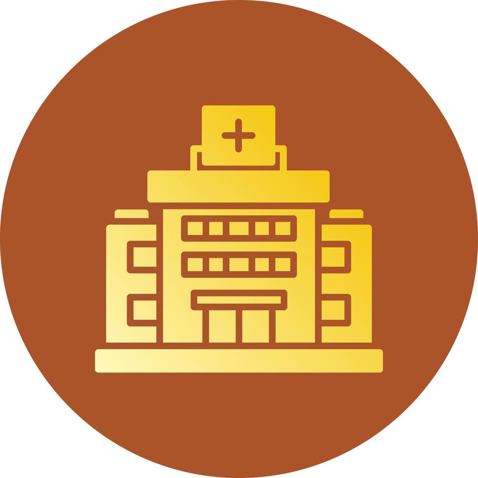 Krankenhaus kreatives Icon-Design vektor