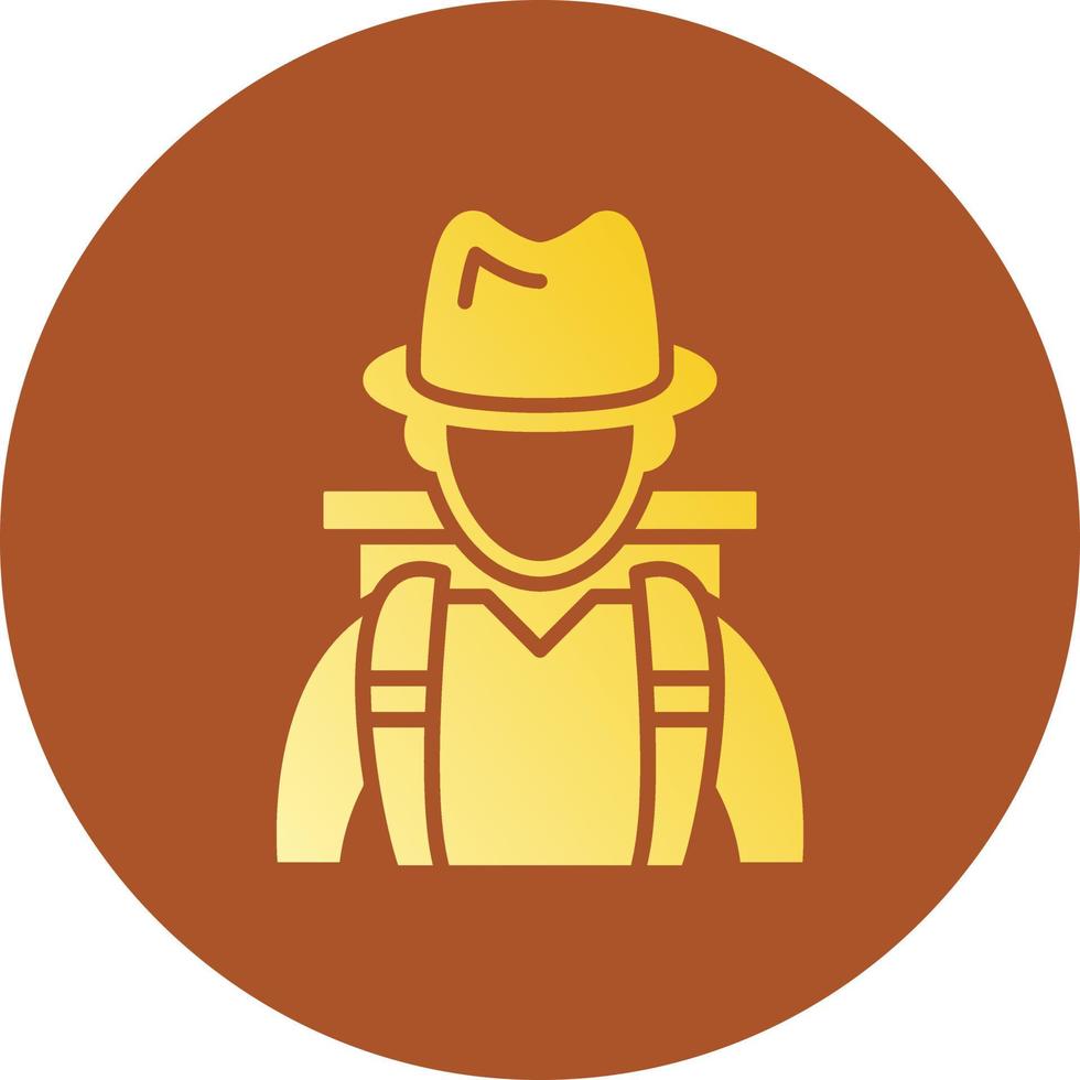 Abenteurer kreatives Icon-Design vektor