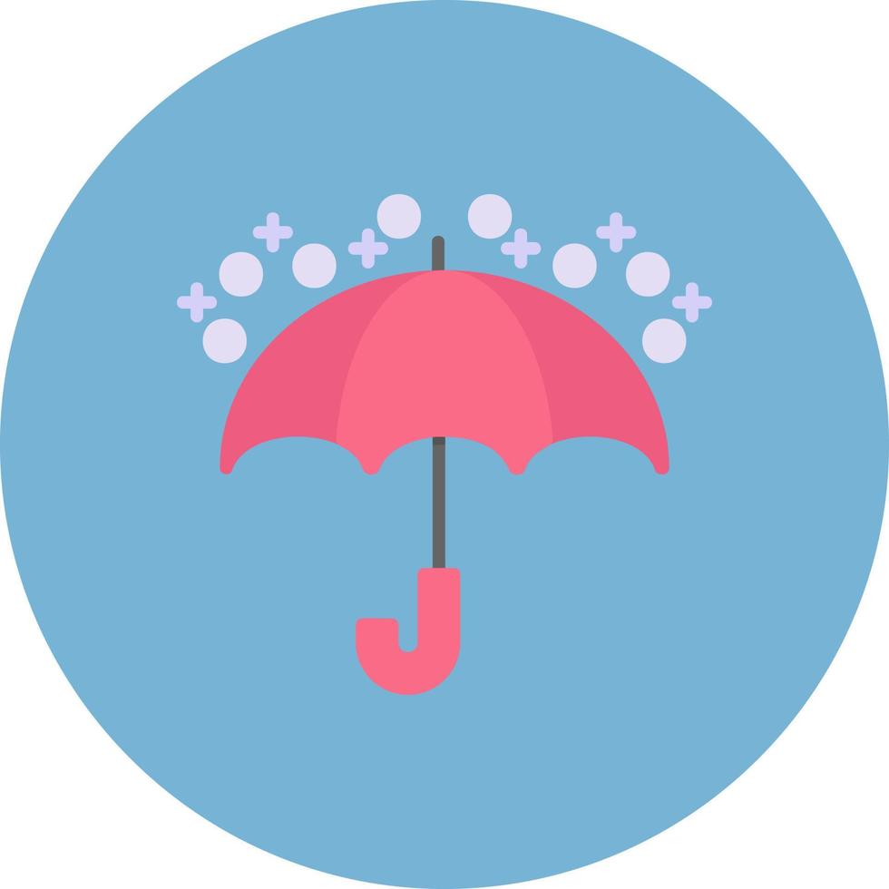 Regenschirm kreatives Icon-Design vektor