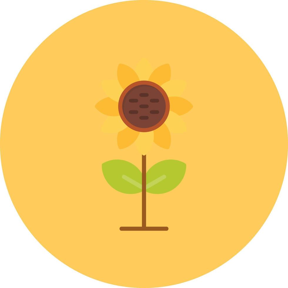 Sonnenblume kreatives Icon-Design vektor