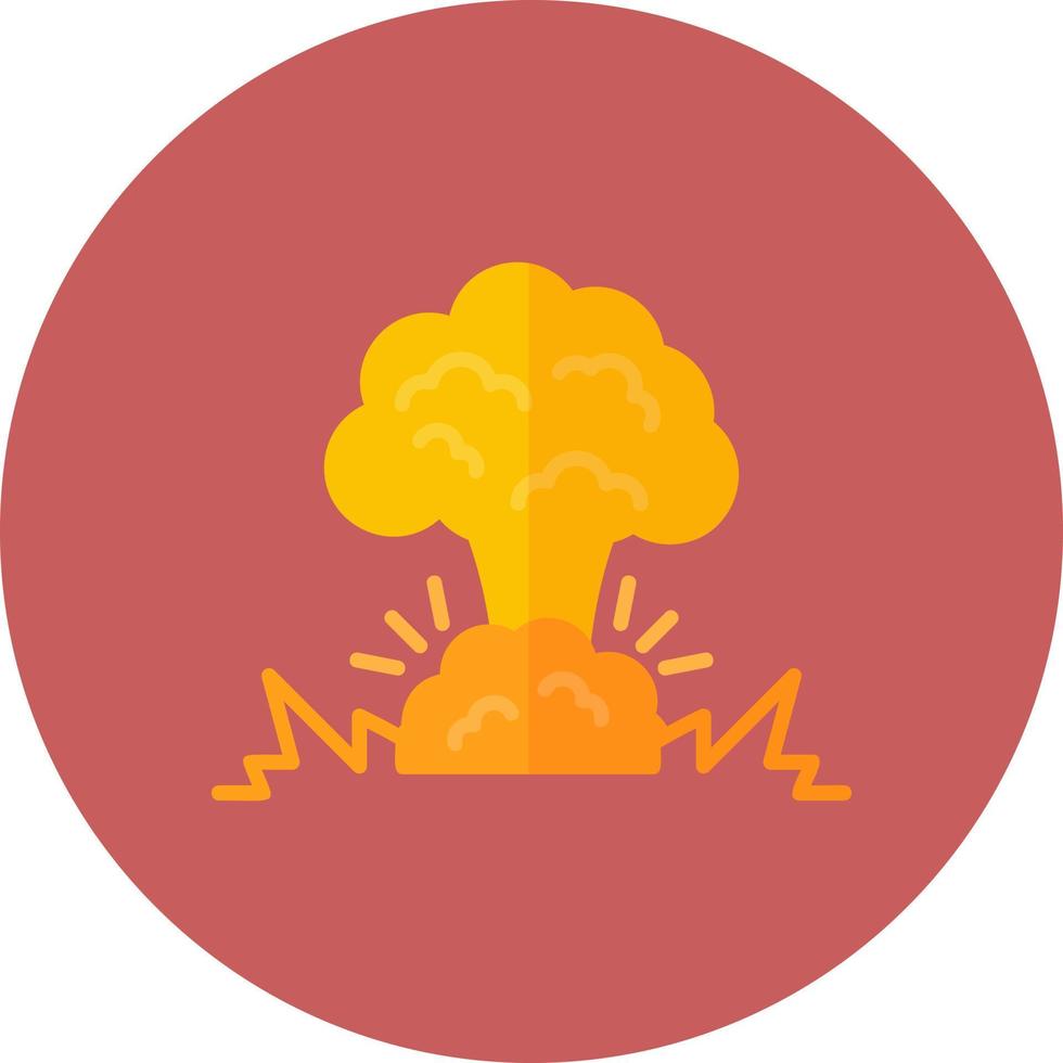 Explosion kreatives Icon-Design vektor