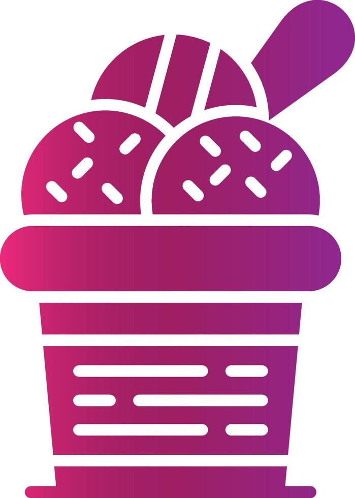 Eis kreatives Icon-Design vektor