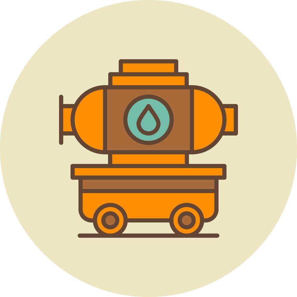 Tankwagen kreatives Icon-Design vektor