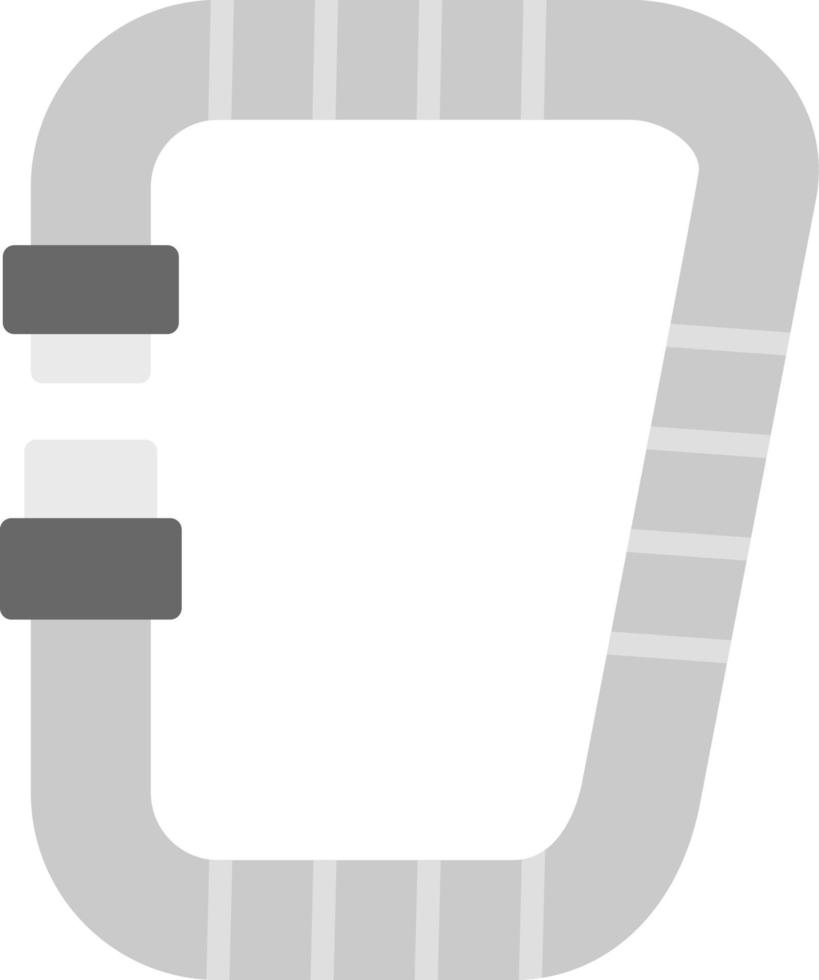 Karabiner kreatives Icon-Design vektor