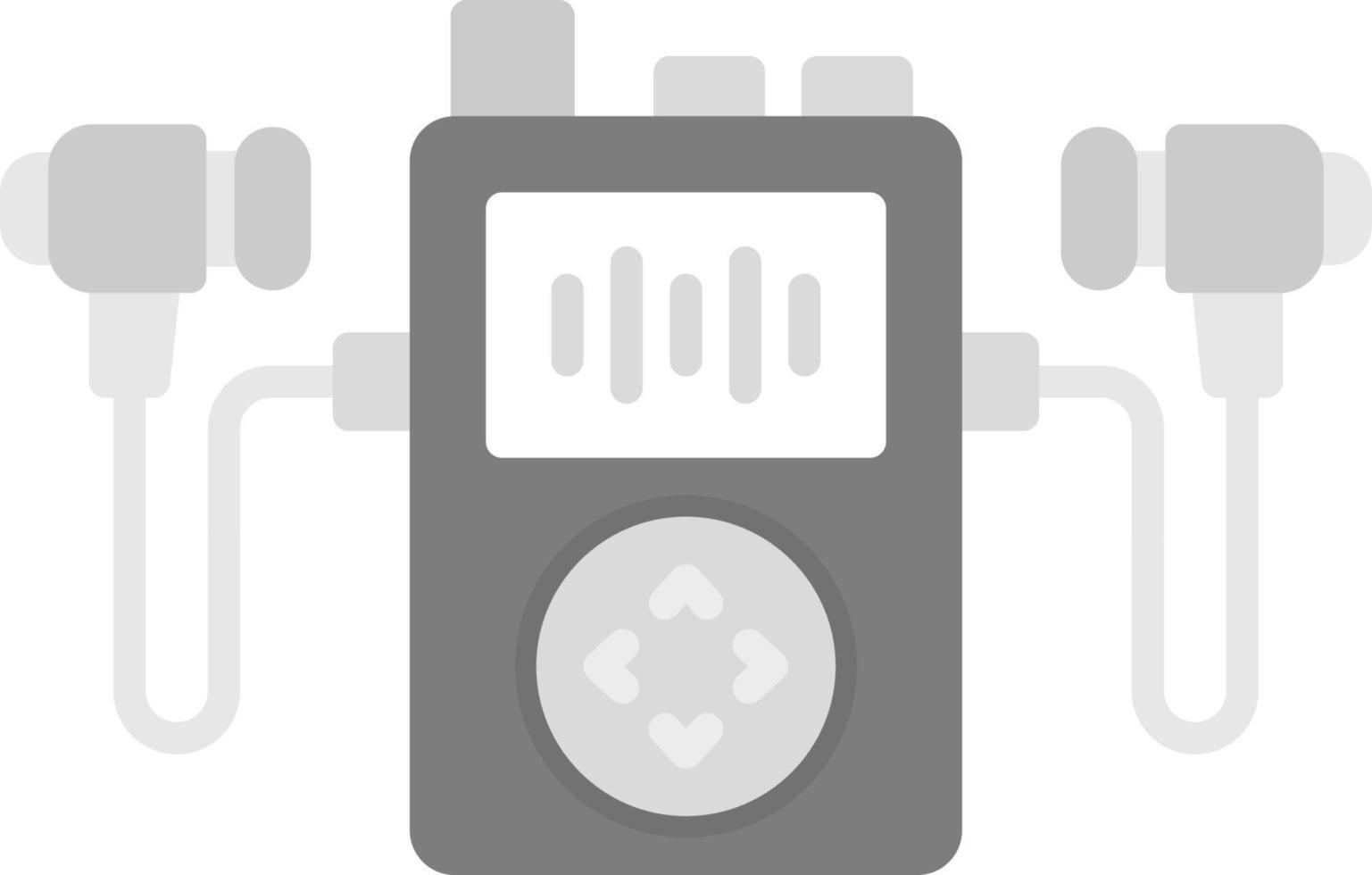 kreatives Icon-Design für MP3-Player vektor