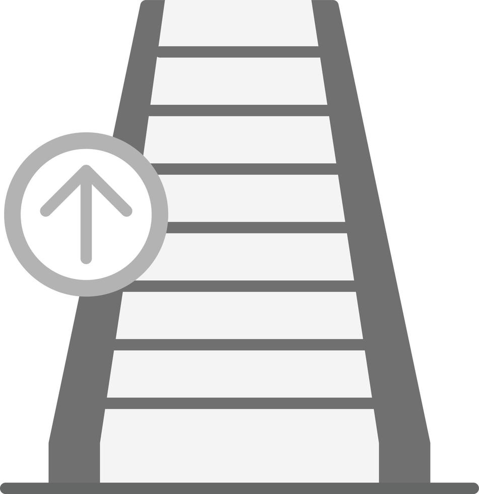 Rolltreppe kreatives Icon-Design vektor