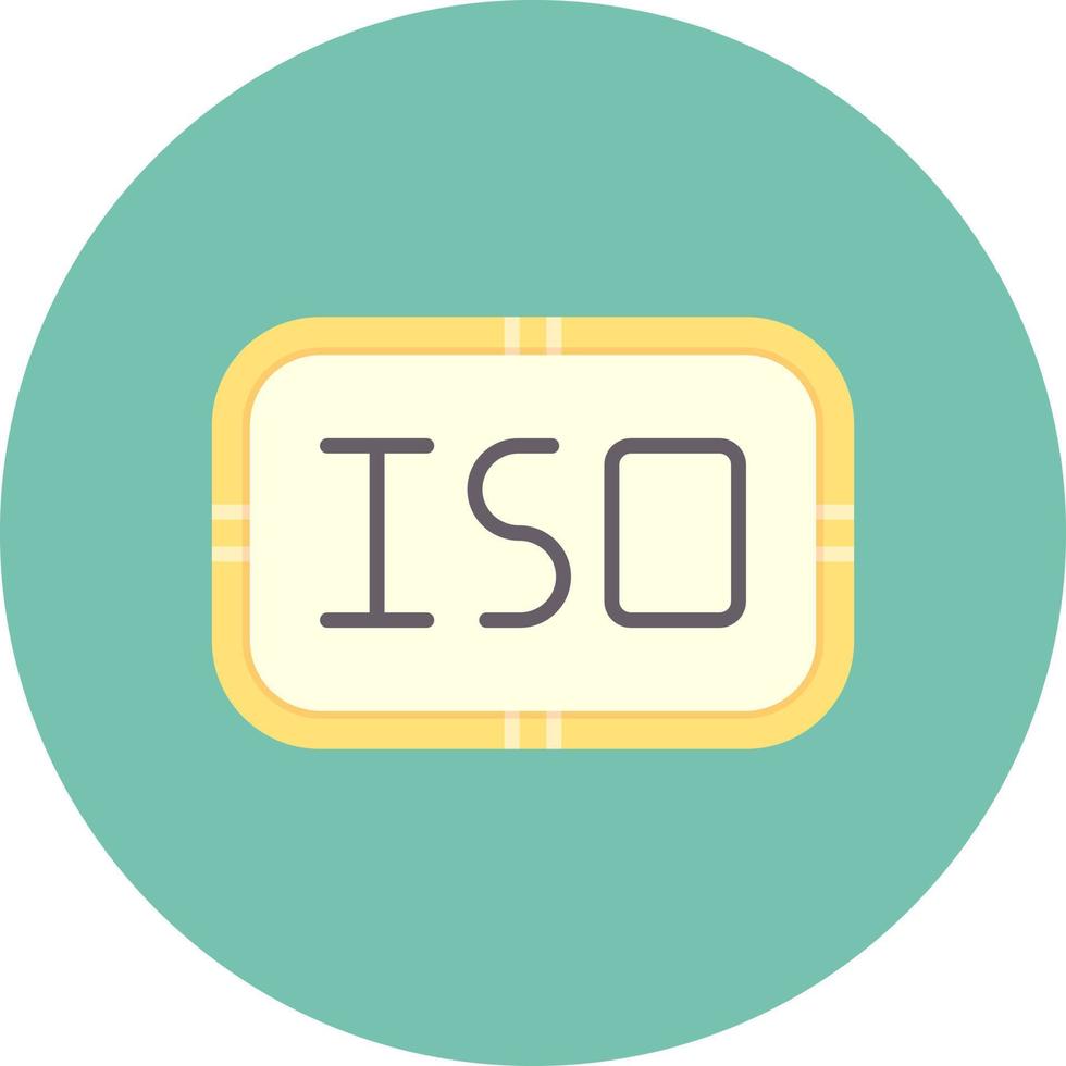 iso kreatives Icon-Design vektor