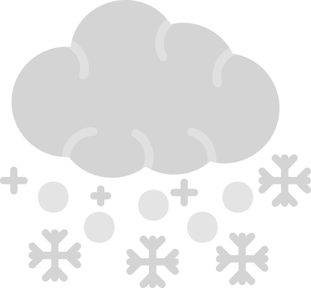 Schnee kreatives Icon-Design vektor