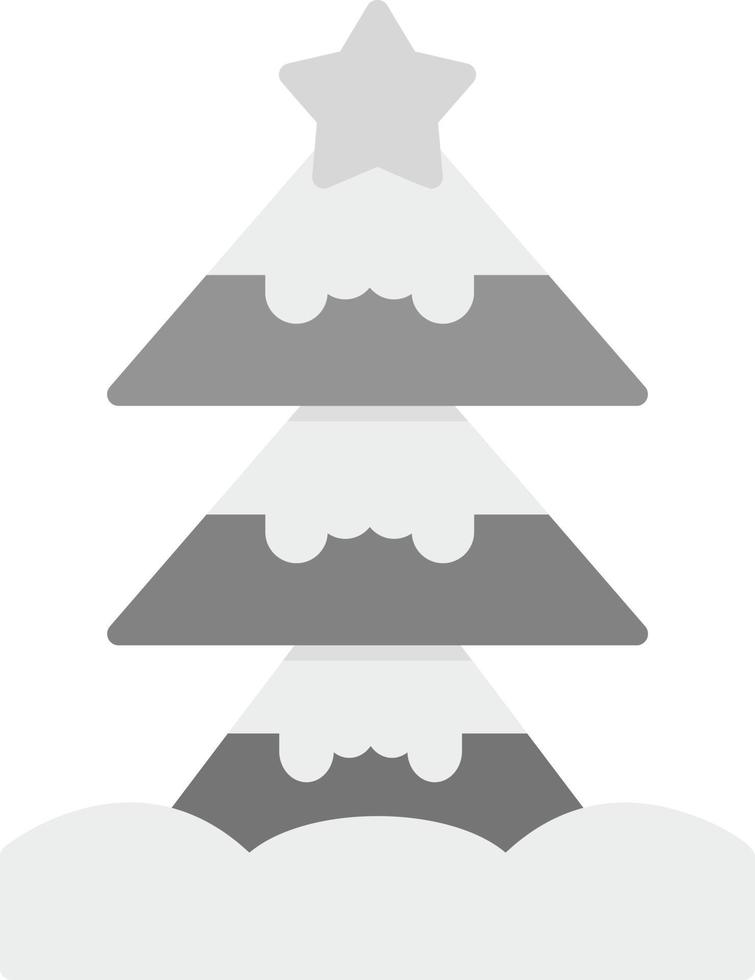 Weihnachtsbaum kreatives Icon-Design vektor