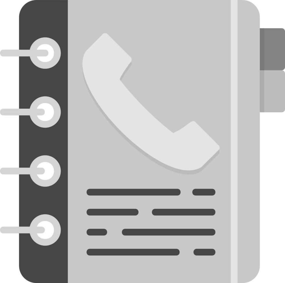 Telefonbuch kreatives Icon-Design vektor