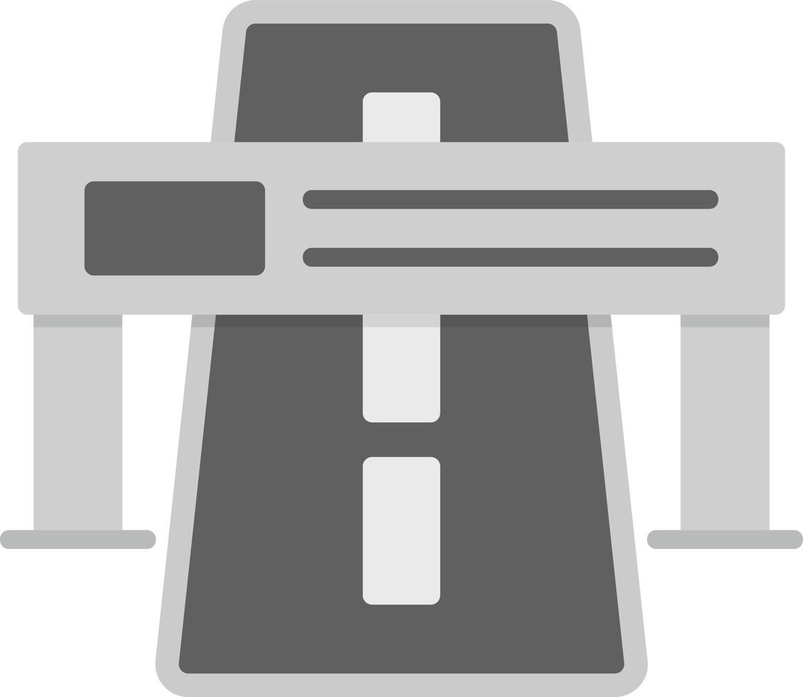 Autobahn kreatives Icon-Design vektor