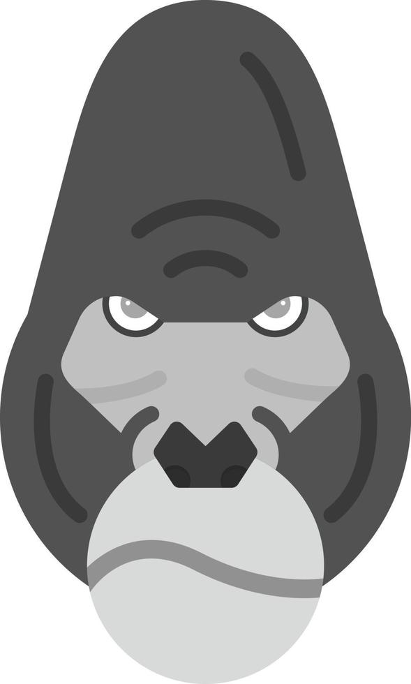 Gorilla kreatives Icon-Design vektor