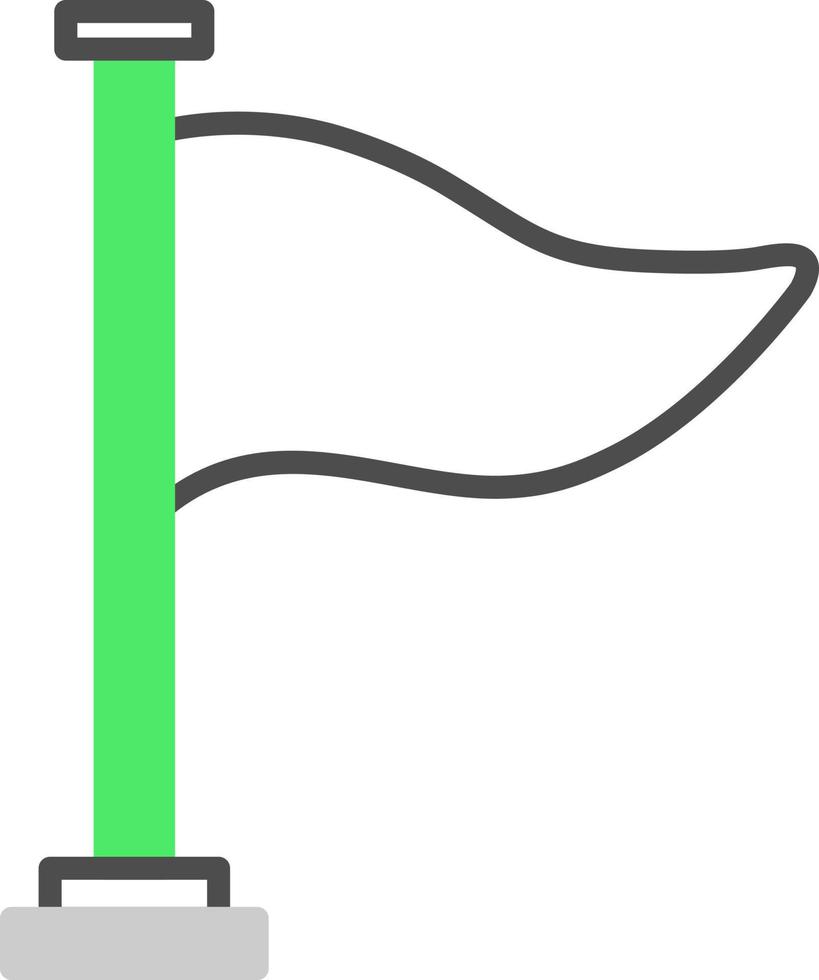 flagga kreativ ikon design vektor