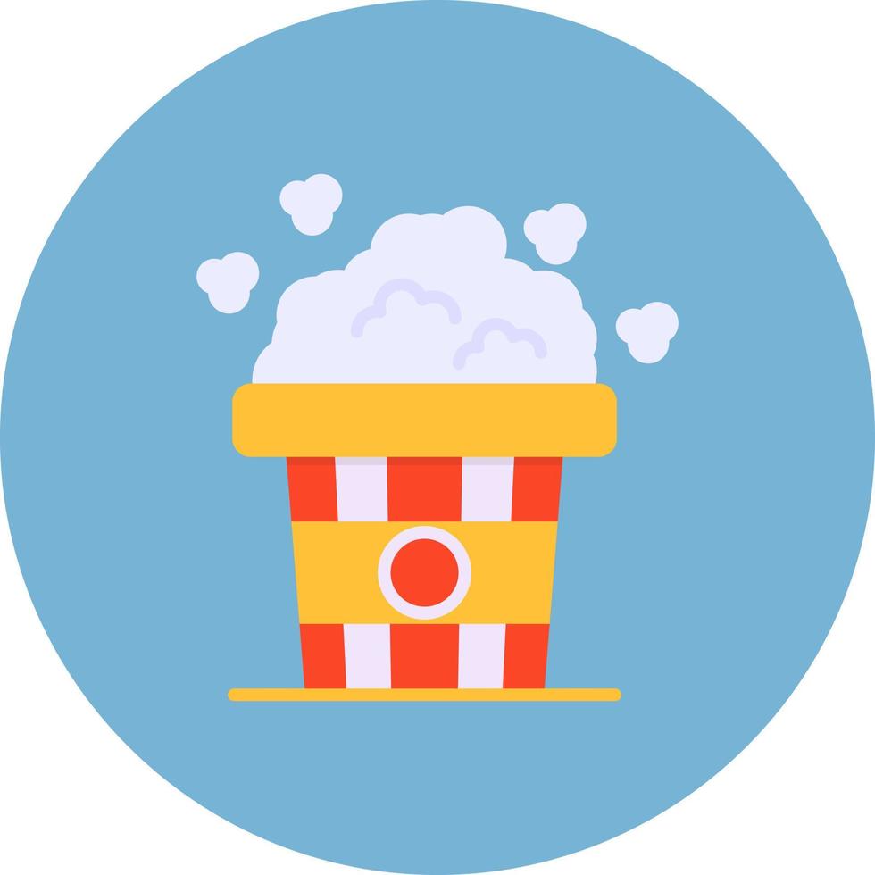 Popcorn kreatives Icon-Design vektor