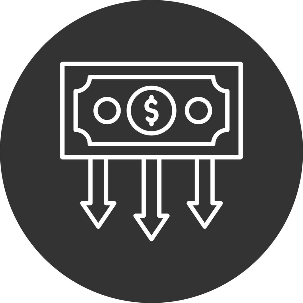 Inflation kreatives Icon-Design vektor