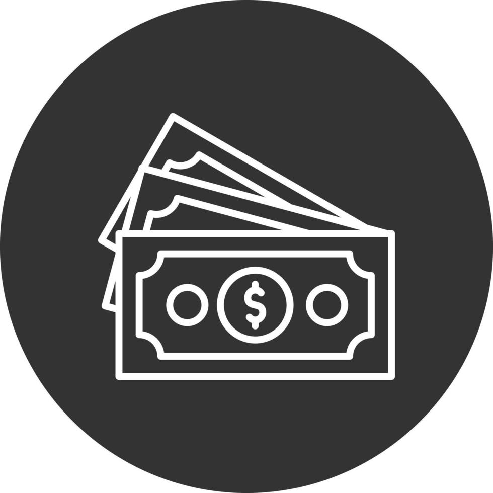 Geld kreatives Icon-Design vektor