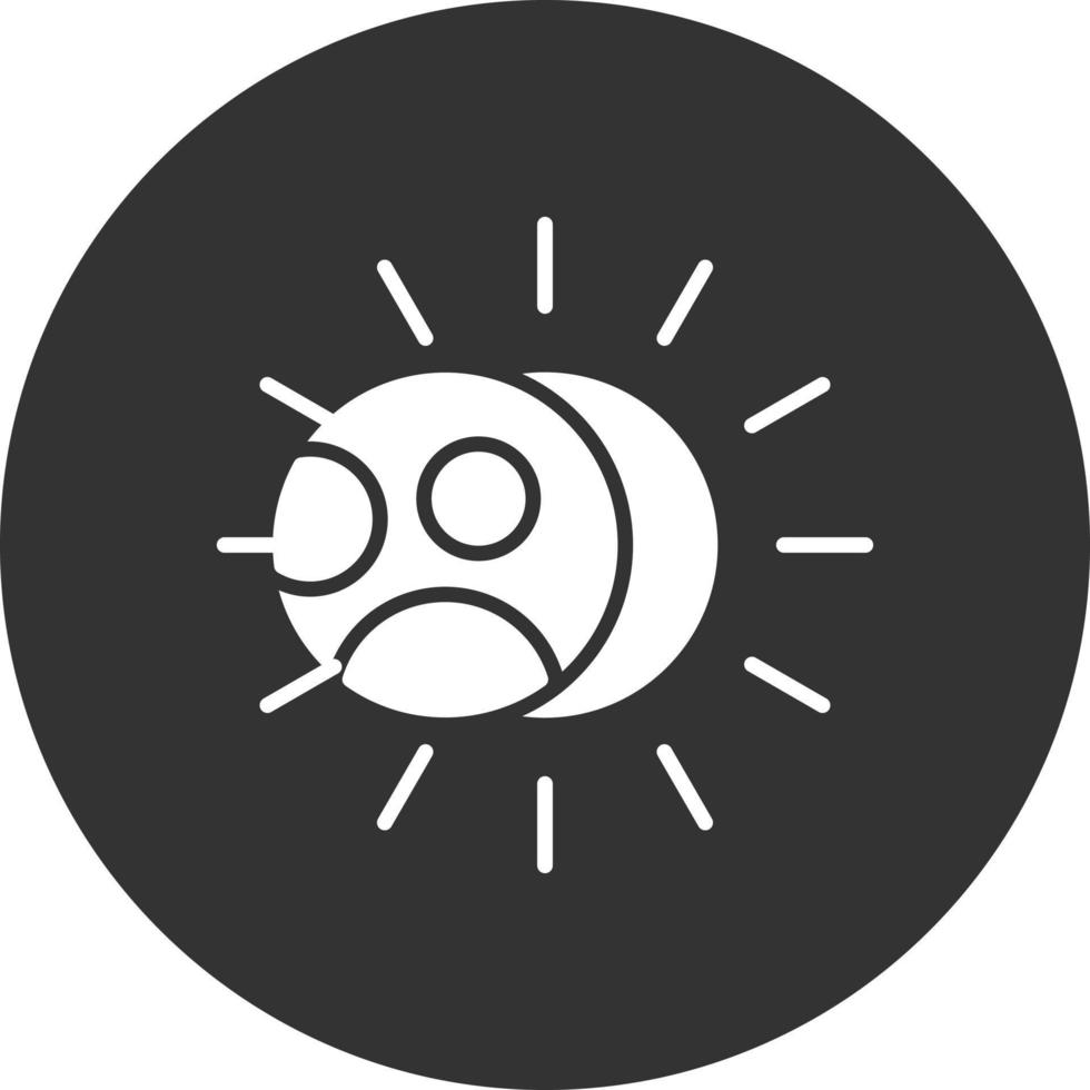 Eclipse kreatives Icon-Design vektor