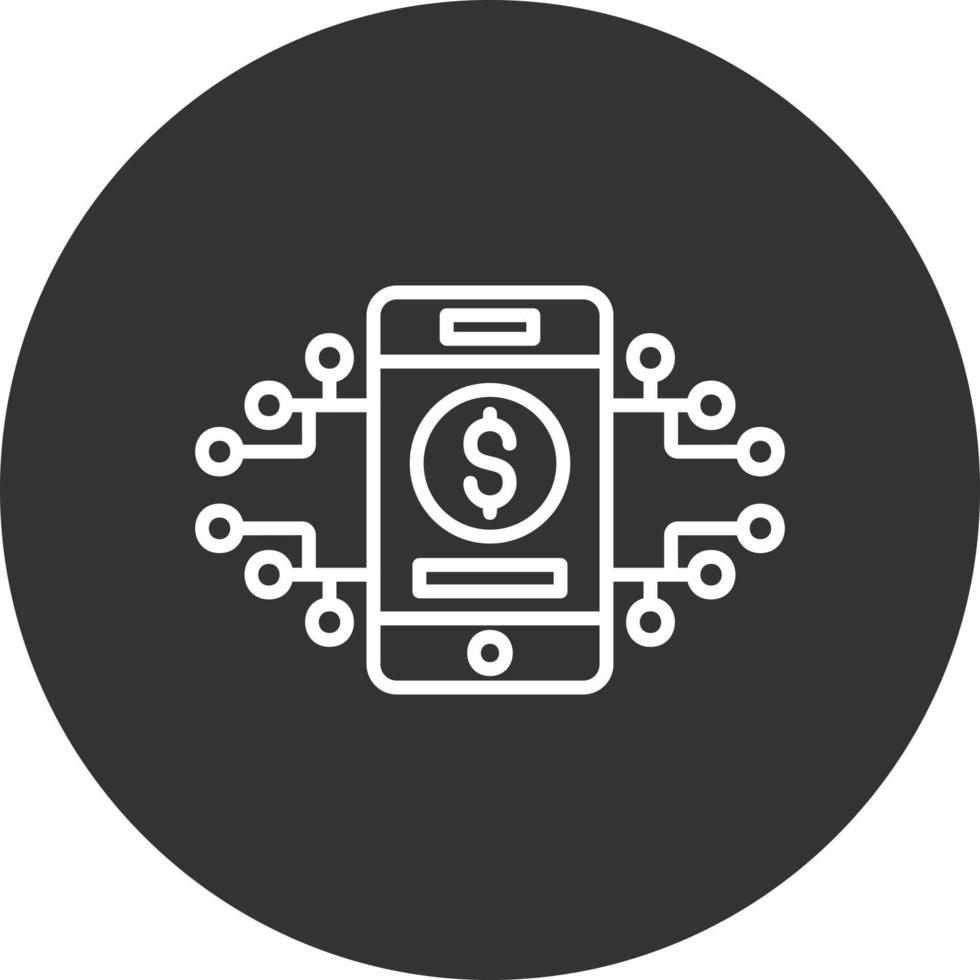 kreatives Icon-Design für digitales Geld vektor