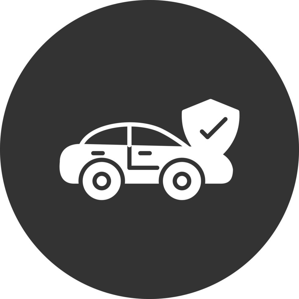 Autoversicherung kreatives Icon-Design vektor