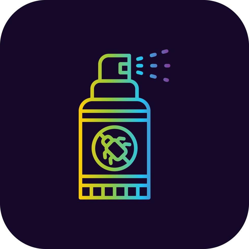 Sprühflasche kreatives Icon-Design vektor