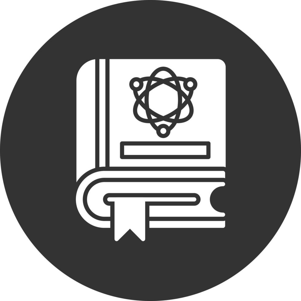 kreatives Icon-Design für Wissenschaftsbücher vektor