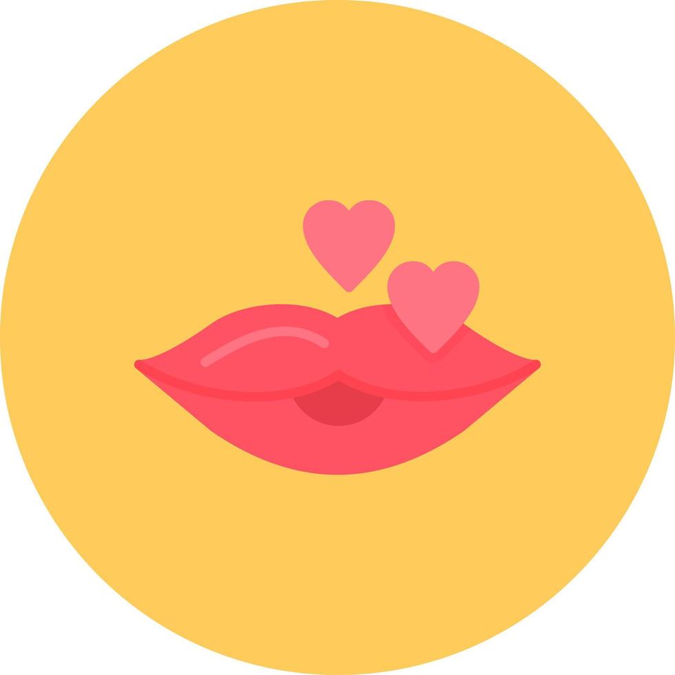 Lippen kreatives Icon-Design vektor