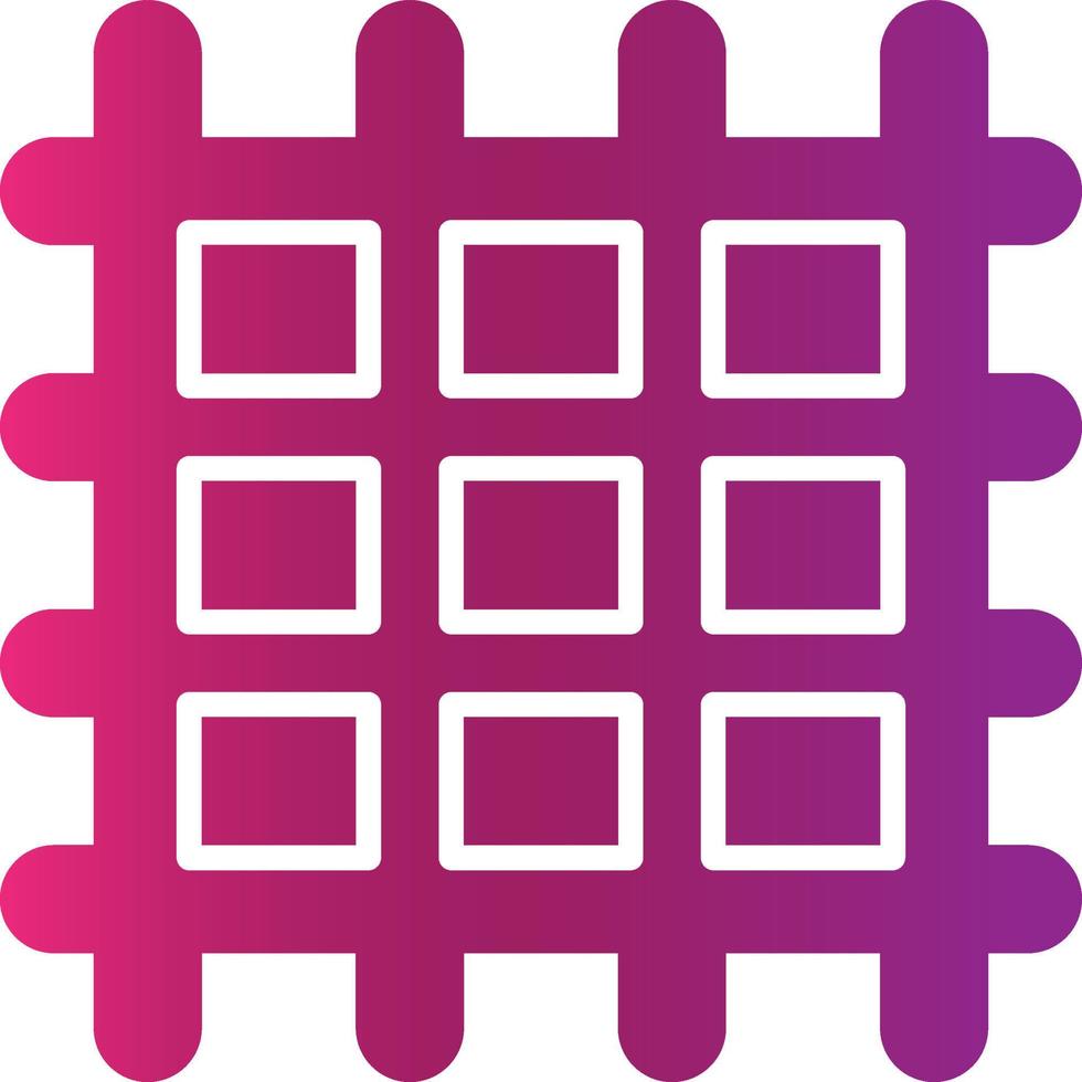 Gitter kreatives Icon-Design vektor