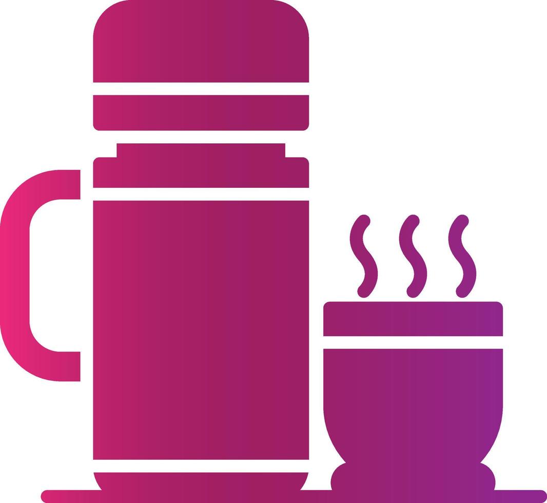 Thermos kreatives Icon-Design vektor