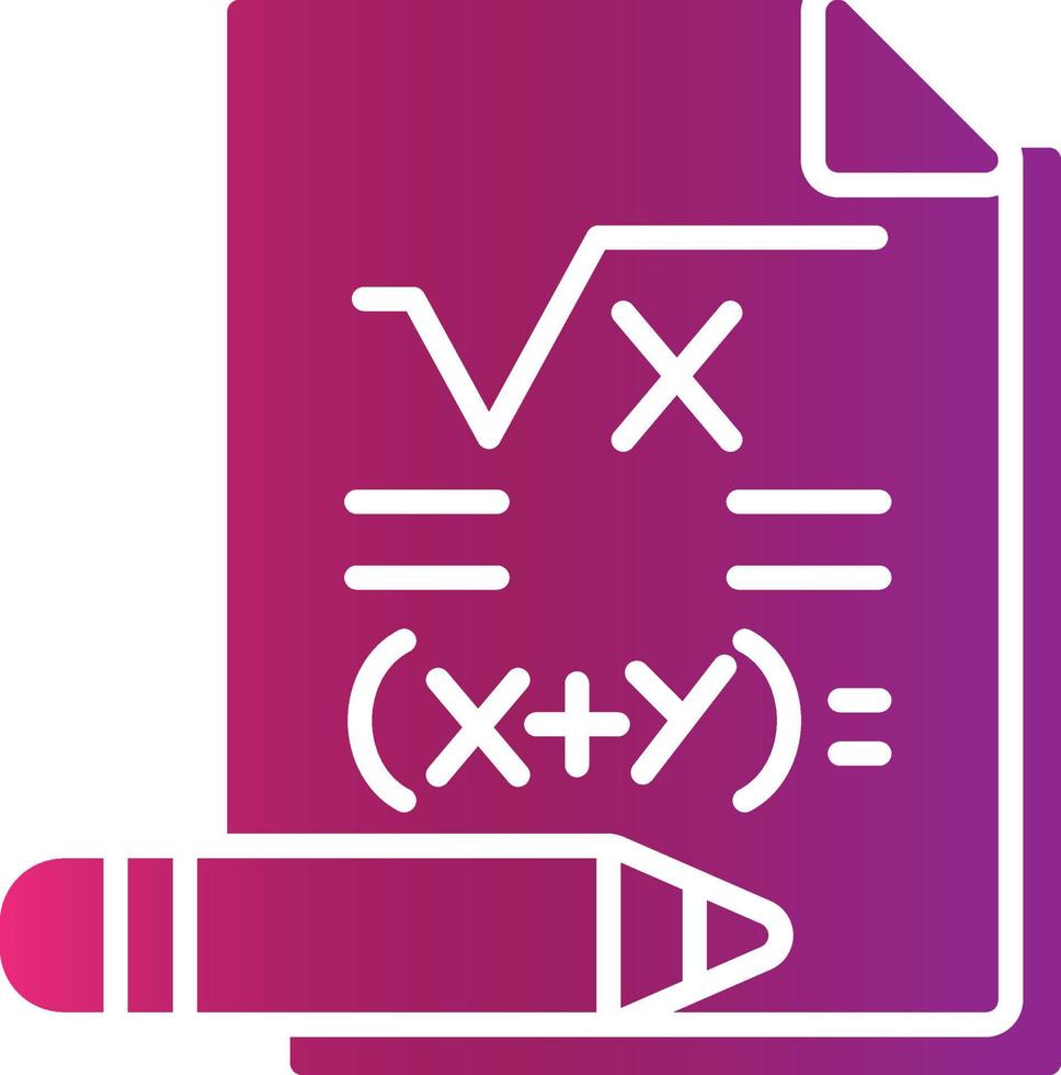 Mathe kreatives Icon-Design vektor