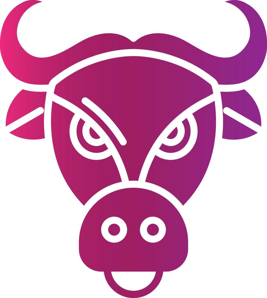 buffel kreativ ikon design vektor