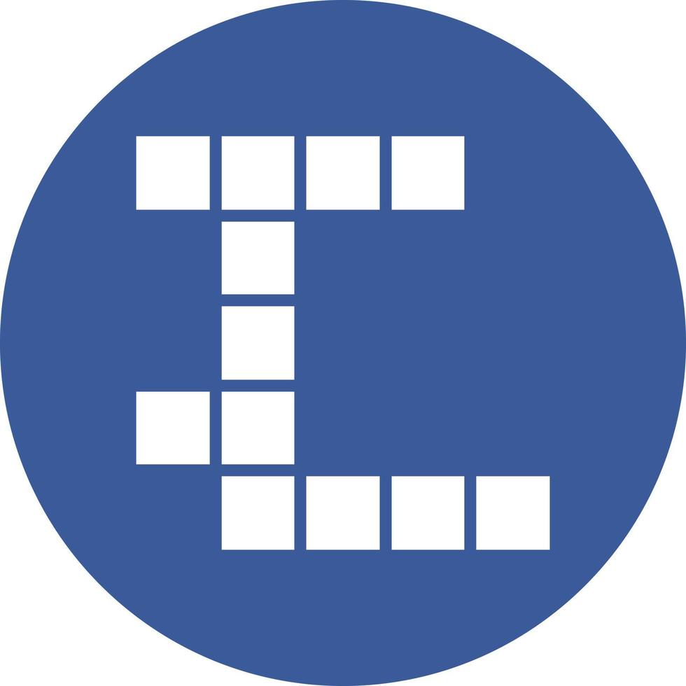 Scrabble-Vektorsymbol vektor