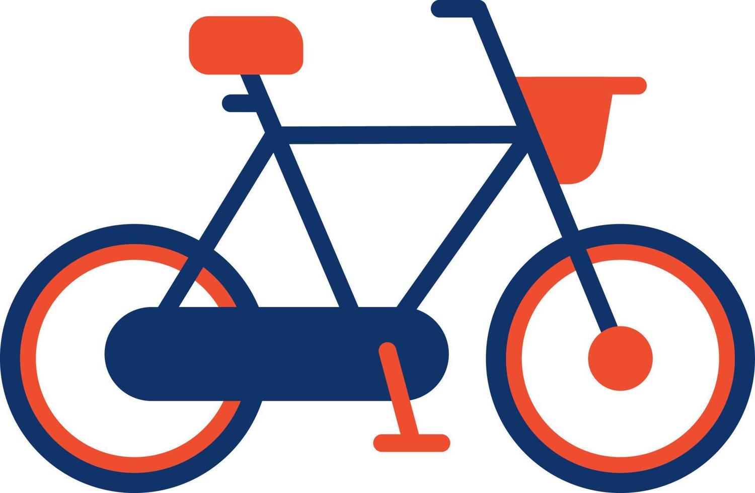 Fahrrad kreatives Icon-Design vektor