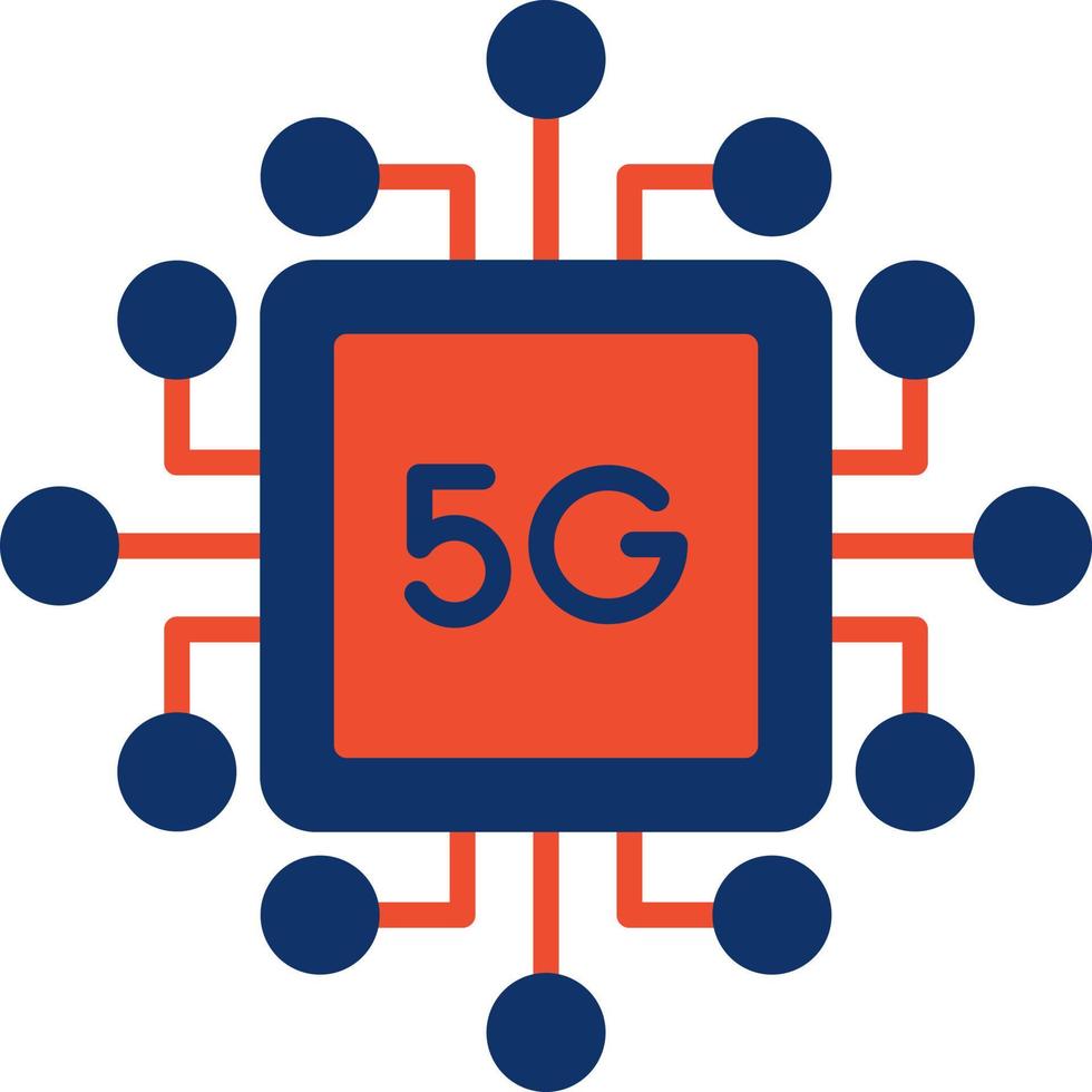 5g kreatives Icon-Design vektor