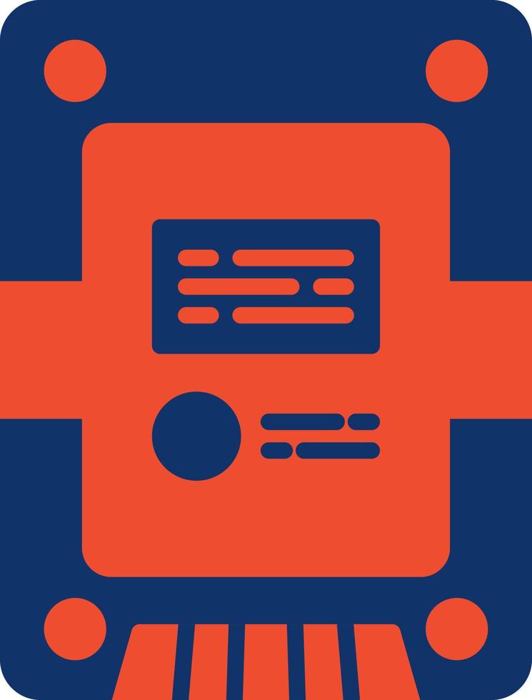 Solid State Drive kreatives Icon-Design vektor