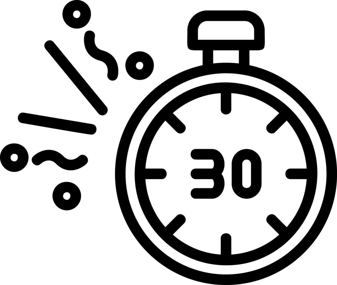 Countdown-Vektor-Icon-Design vektor
