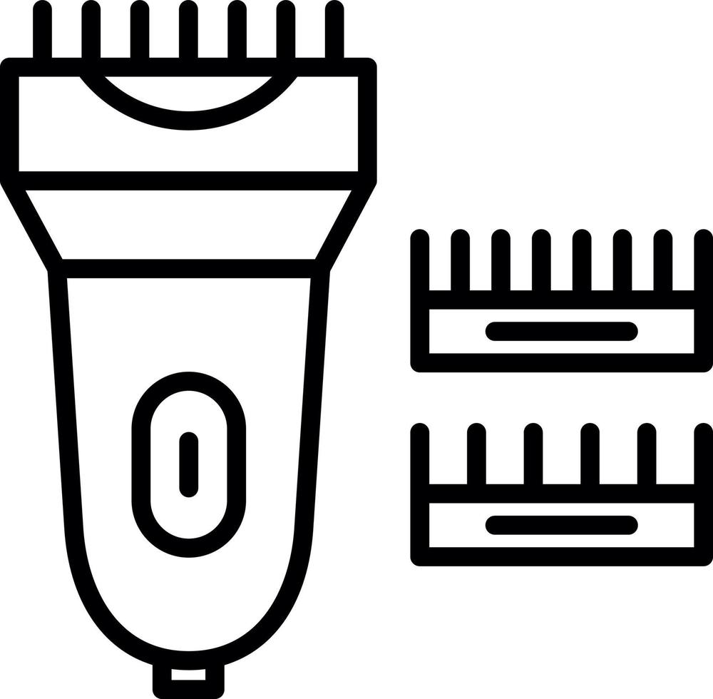 Trimmer-Vektor-Icon-Design vektor